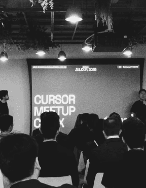 Cursor Meetup event with builders